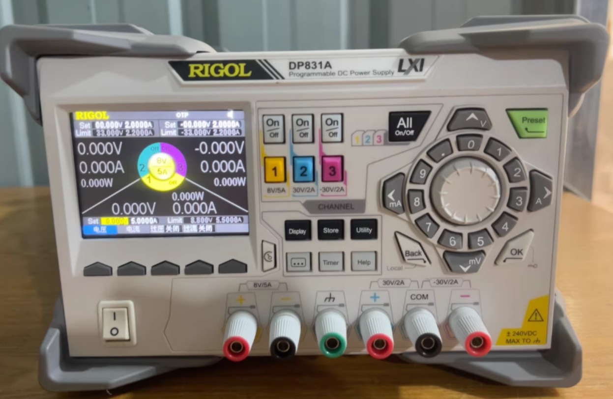 1 шт. Rigol DP831A программиру – обзор и цена Linear Dc Power Supply Triple Output